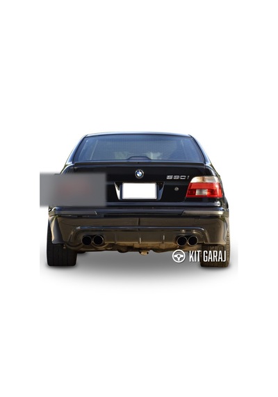 Bmw E39 5 Serisi M5 Difüzör Piano Black Sağ Sol Çiftli Çıkış Plastik