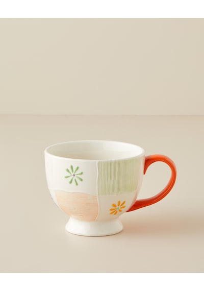 English Home Patchie Stoneware Kupa 390 Ml Renkli