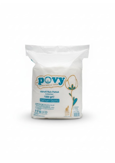 Povy Hidrofil Pamuk 1000 Gr