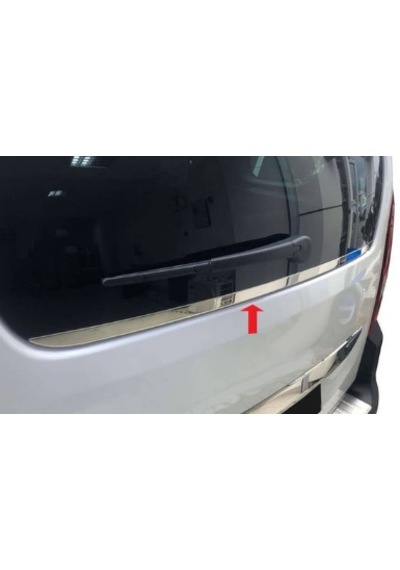 Peugeot Rifter 2019 Sonrası Arka Cam Altı Krom Aksesuar