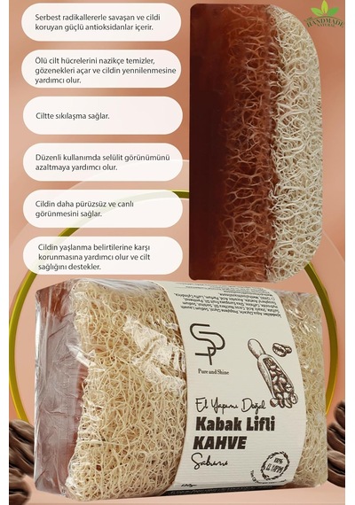 El Yapımı Doğal Kabak Lifli Kahve Sabunu Diğer
