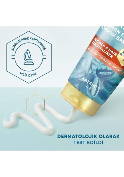 Dermaxpro Scalp & Hair Revitaliser Dökülme Karşıtı Saç Ve Saç Derisi Bakım Kremi Kafein Ve Seramid İle 220ml