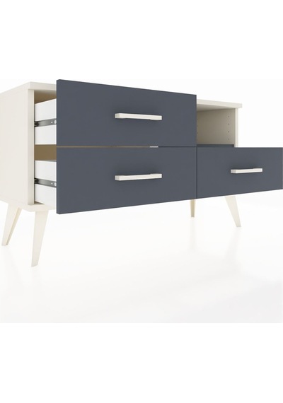 Arges Şifonyer Tek Raflı 3 Çekmeceli 88x30x48 Aytaşı-antrasit Antrasit Arges Şifonyer Tek Raflı 3 Çekmeceli 88x30x48 Aytaşı-antrasit Antrasit