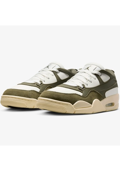 Nike Air Jordan 4 Rm Leather Unisex Sneaker Hakiki Deri Günlük Spor Ayakkabı Haki