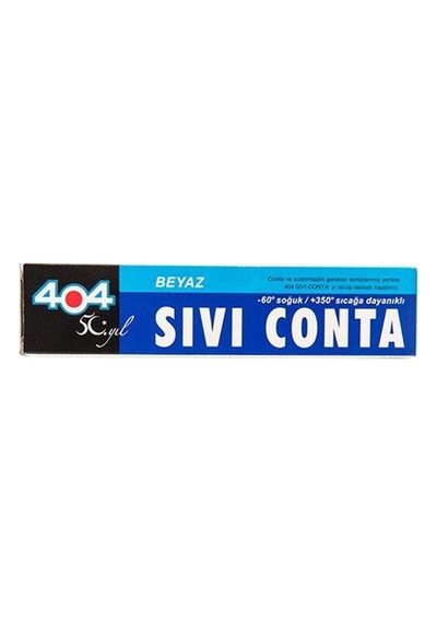 404 Beyaz Sıvı Conta 80 Gr