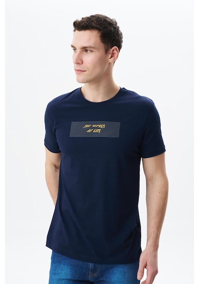 AR-MA Arma Erkek Regular Fit Baskılı Süprem Bisiklet Yaka Tişört Y29344453402 Lacivert