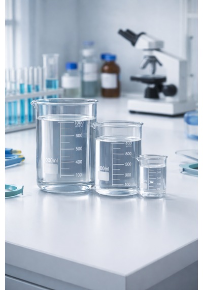 Beher Cam Dereceli 600ml 1 Adet