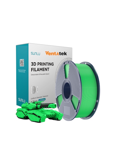 Sunlu Yeşil Pla Filament - 1.75mm - 1 Kg Yeşil