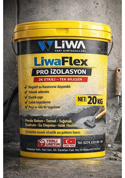 Liwaflex Kristalize Su Yalıtım Malzemesi