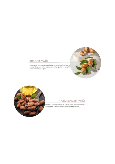 Kaş Ve Kirpik Bakım Serumu, Doğal Yağlar Ve Vitaminlerle Zenginleştirilmiş, Güçlendirici Formül, Jojoba Ve Tatlı Badem Yağı İçerikli Çok Renkli