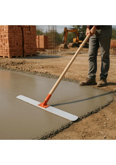 Fiber Beton Mastarı 90 Cm -fiberglas Iz Bırakmaz Sap Ve Eldiven Hediye Karışık