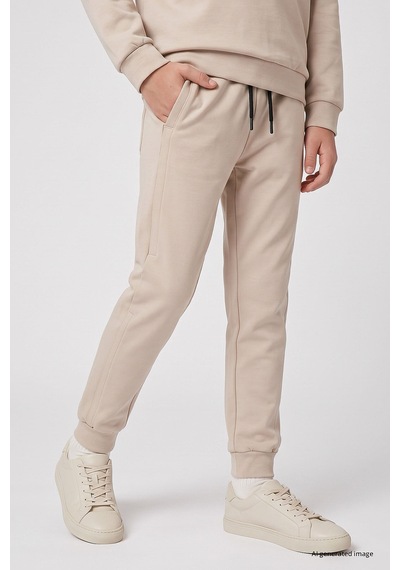 TOMMYLIFE Bej Standart Fit Basic Dikiş Detaylı Erkek Çocuk Eşofman Takım - 11325 TOMMYLIFE Bej Standart Fit Basic Dikiş Detaylı Erkek Çocuk Eşofman Takım - 11325