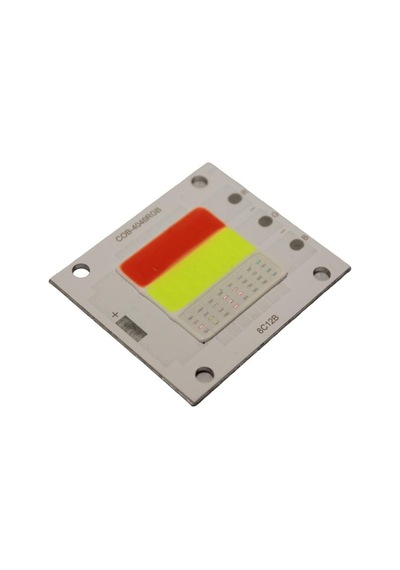 DC24-30V 600-700mA 50W RGB Projektör Çipi DC24-30 Volt 50 Watt Cob Led Projektör Ledi