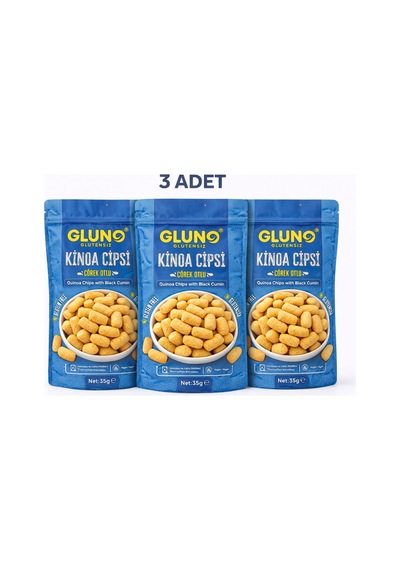 Kinoa Cipsi Çörek Otlu 35g X 3 Adet