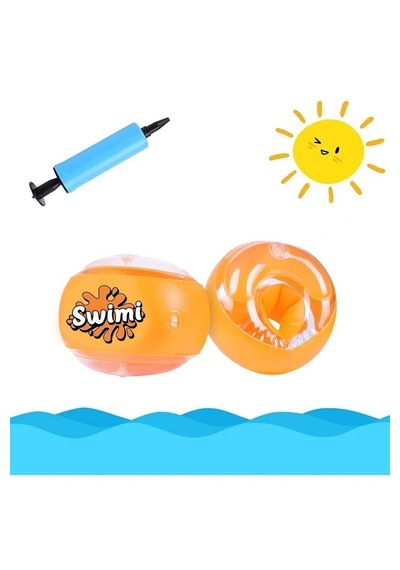 Swimi Yüzme Yardımcısı Şişme Deniz Kolluğu 4-14 Yaş Mavi