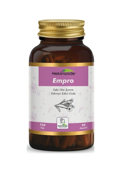 Hekimzade Empro Yakı Otu İçeren Takviye Edici Gıda 750mg 90 Kapsül