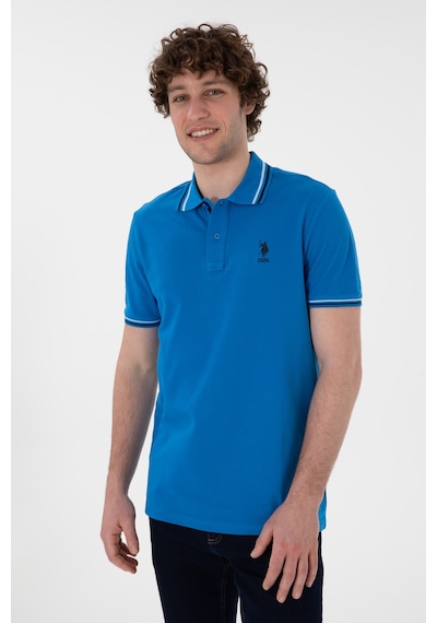 U.S. Polo Assn. Erkek Regular Fit Polo Yaka Kobalt Mavi Basic Tişört 50306011-VR077 U.S. Polo Assn. Erkek Regular Fit Polo Yaka Kobalt Mavi Basic Tişört 50306011-VR077