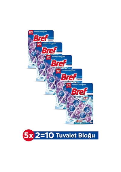 Bref Power Aktiv Lavanta 5 x 2'li Paket