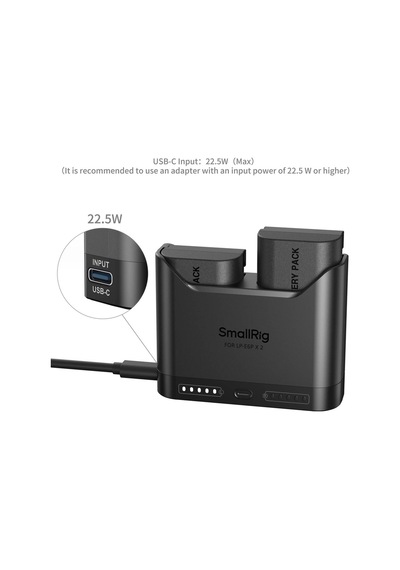 Smallrig - 5485 Canon Lp-e6p Turbo Hızlı 2 Batarya + Şarj Kiti
