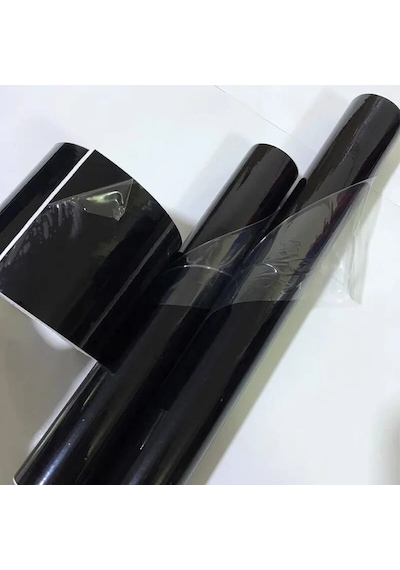 Piano Black Siyah Hava Kanallı Koruma Jelatinli 30cm X 2 Metre