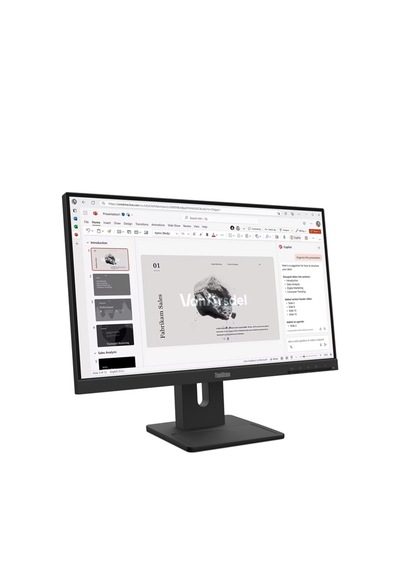Lenovo Thinkvision E22-40 64c9mar6tk 21,5 Pivot Hdmı Dp Vga Speaker 2x2w 100hz Fhd Ips Monitör