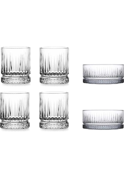 2' Li Çerezlik Ve 4' Lü Viski Bardağı Set 1