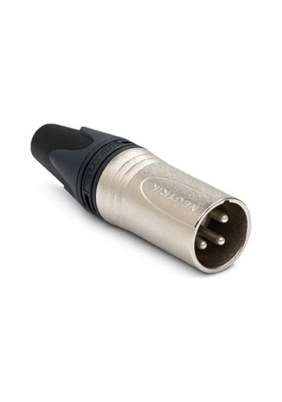 Neutrik Nc3mxx Kablo Fişi 3 Kutuplu Nikel Kaplama Gövdeli