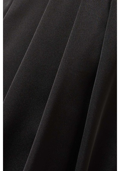 Eegen Studio Linen Karışımlı Geniş Paça Pantolon Konforlu Şıklık Için Ideal Tercih Siyah