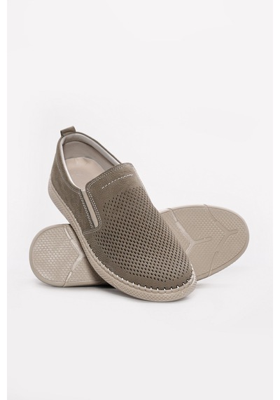 Fast Step Hakiki Deri Erkek Casual Ayakkabı 781ma1822 Haki