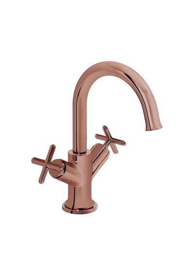 VitrA A4288429 Origin Classic Lavabo Bataryası Soft Bakır