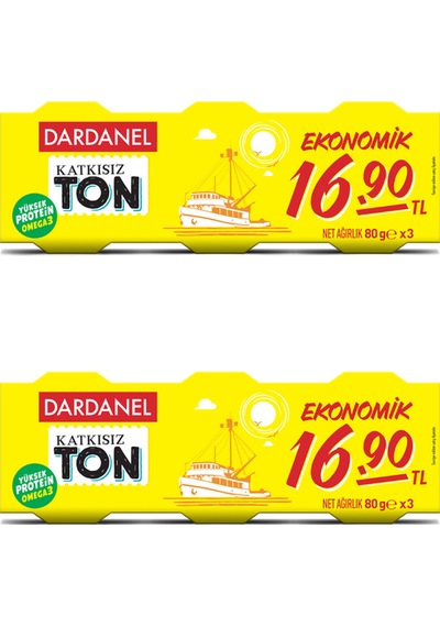 Dardanel Ekonomik Ton Balığı 6 x 80 G