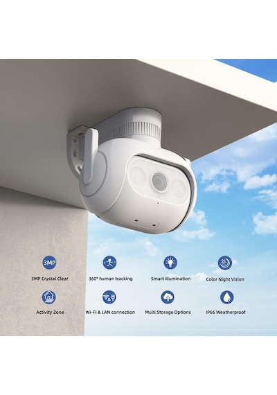 Imılab Ec5 2k 360 Ip66 Dış Mekan Güvenlik Kamerası