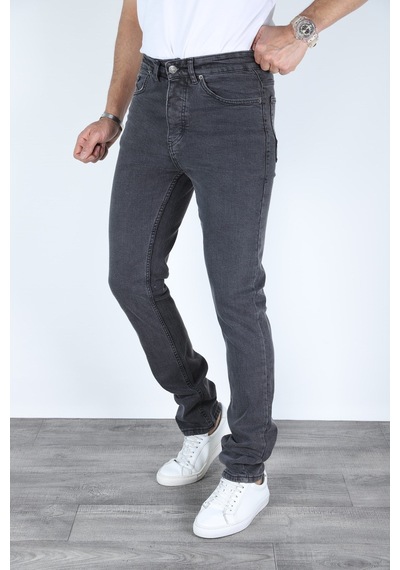Myrab Denim Regular Kalıp Gri Erkek Kot Pantolon