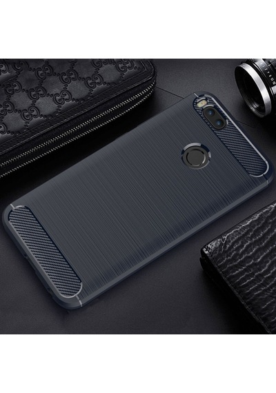 Xiaomi Mi 5X Dark Ultra Koruma Karbon Fiber Doku Silikon Kilif 279048454 - Renk / Kirmizi