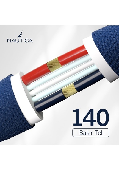 Nautica C40 Lightning to USB-A 12W Hızlı Şarj ve Data Kablosu 2.1M Kırmızı