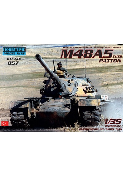 1/35 M48 A5 Patton T1/t2 Tank Maketi, Hobbytime 057