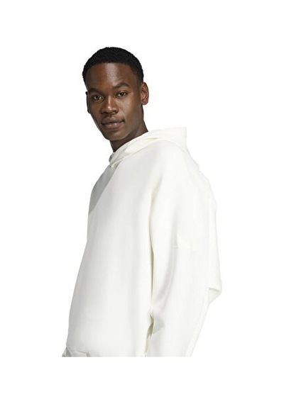 Adidas M Soft Lux Sk Hd Erkek Günlük Sweatshirt Kf8596 Beyaz