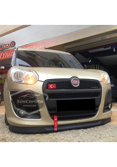 Fiat Doblo D3 2010-2015 Uyumlu Üniversal Astra H Lip Esnek Ön Lip 2 Parça Tampon Altı Dil Karlık Ön Ek 00 Şüscaroto Aksesuar