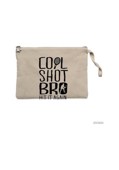 Zepplin Giyim Tenis Cool Shot Bro Clutch Astarlı Cüzdan / El Çantası Krem