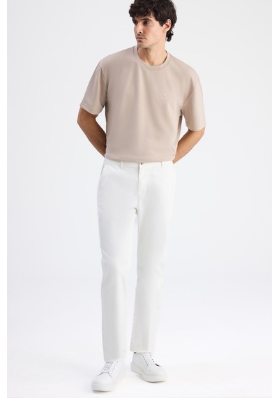 D's Damat Ds Damat Relaxed Fit Pilesiz Ekru Gabardin Chino Pantolon 6hcc3ı303777m Çok Renkli