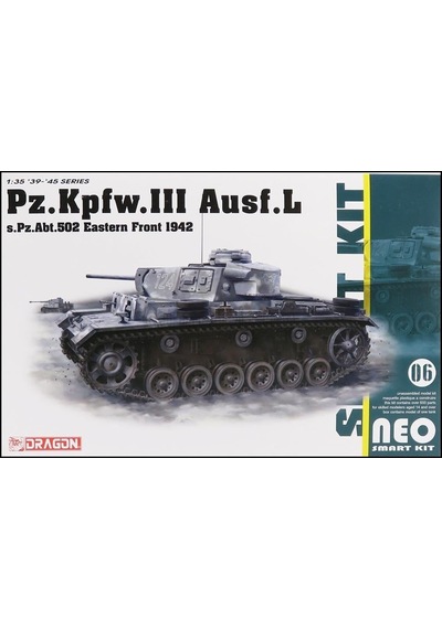 Dragon 6957 1/35 Ölçek, Pz.kpfw.ııı Ausf..l 502. Alay Leningrad 1942/43 Tankı Plastik Model Kiti-51099