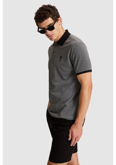 U.S. Polo Assn. U.s. Polo Assn. Erkek Antrasit Melanj Tişört Basic 50326978-vr081