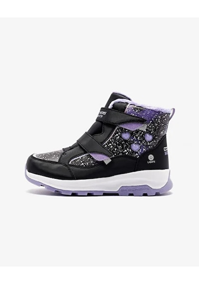 Skechers Storm Blazer 303439l Bklv Kız Çocuk Siyah Işıklı Bot Karışık