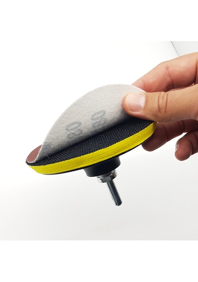 Leap Cırtlı Disk Zımpara Altı Seti Matkaba Takılır Cırt 7 Parça