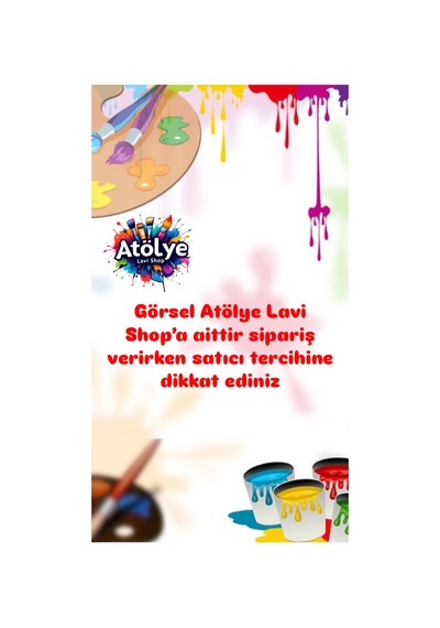 Atölye Lavi Shop Hayvanlar Alemi Paket Taş Boyama Seti Yetişkin Çocuk Boyama Seti