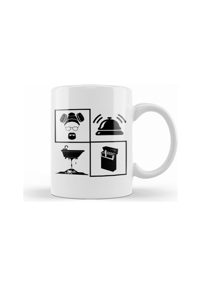 Breaking Bad Kupa Bardak Porselen No25767 Karışık