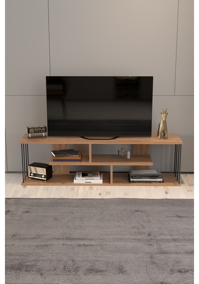 Gzd Tv Ünitesi Ceviz 140 Cm Sarı