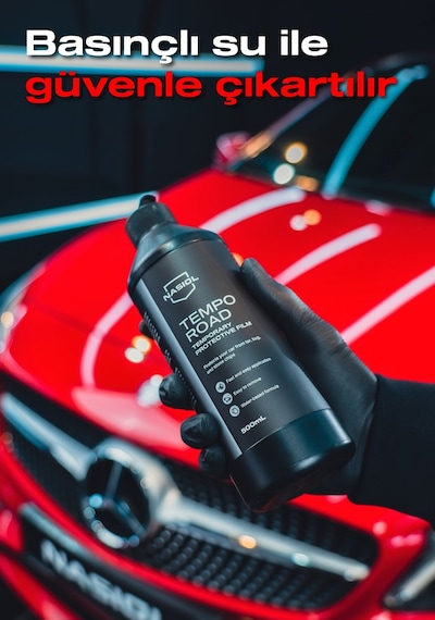 Nasiol Temporoad Geçici Araç Yüzeyi Koruyucu Sıvı Film Geçici Boya Koruma 500 ML Leke Böcek Koruyucu