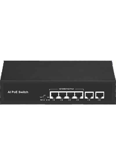Ods 08ODS-4P1U1S 4 Port 60 W Full Poe Gigabit 1x Sfp Yönetilemez Switch