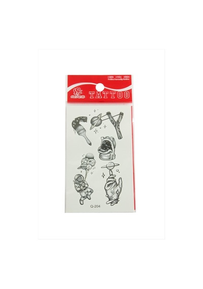Astronot Tattoo Dövme Sticker